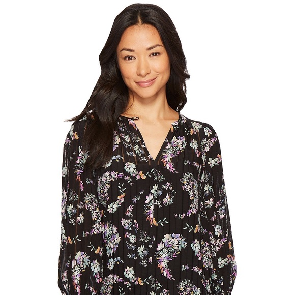 Rebecca Taylor Tops - Rebecca Taylor long sleeve jeweled Paisley top -
